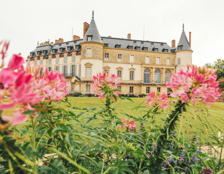 Vue des jardins du Château de Rambouillet
