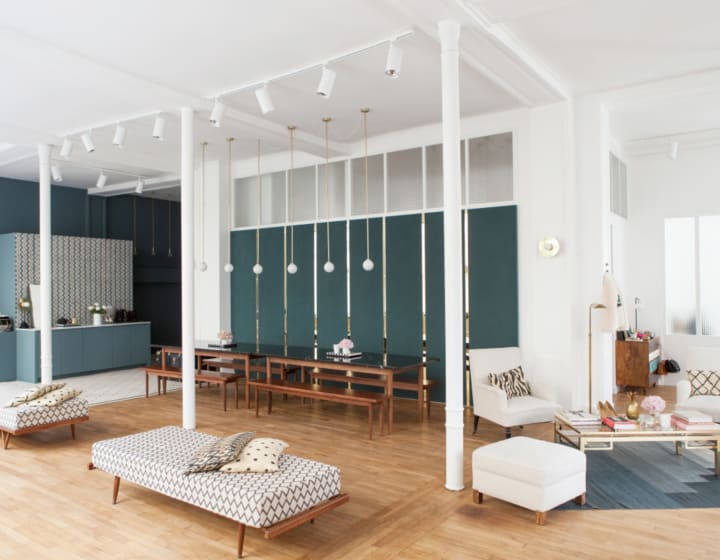 Sézane, appartement concept store, Paris 2015.