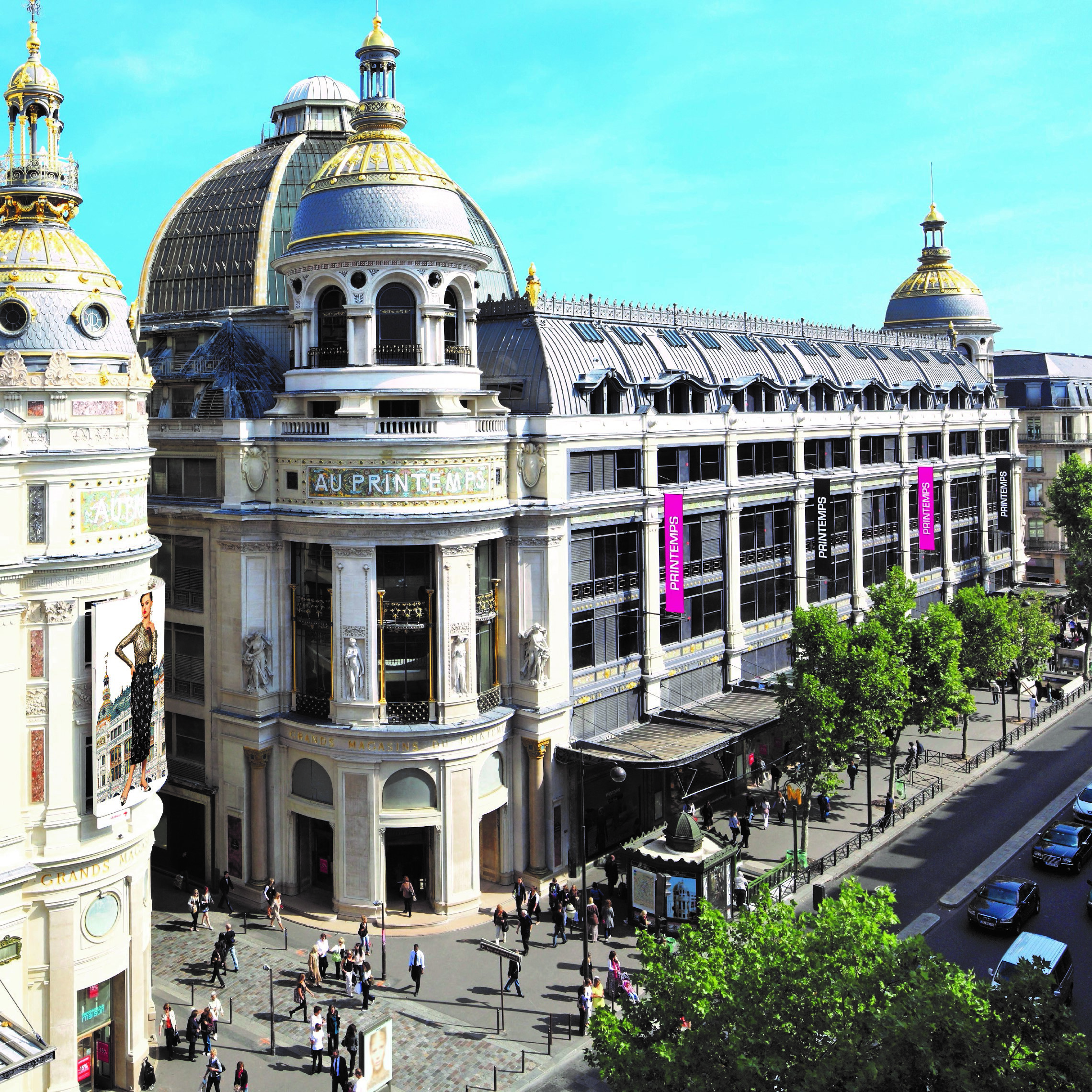 Le Printemps Haussmann%252C façade%252C Paris. Le Printemps Haussmann 2017