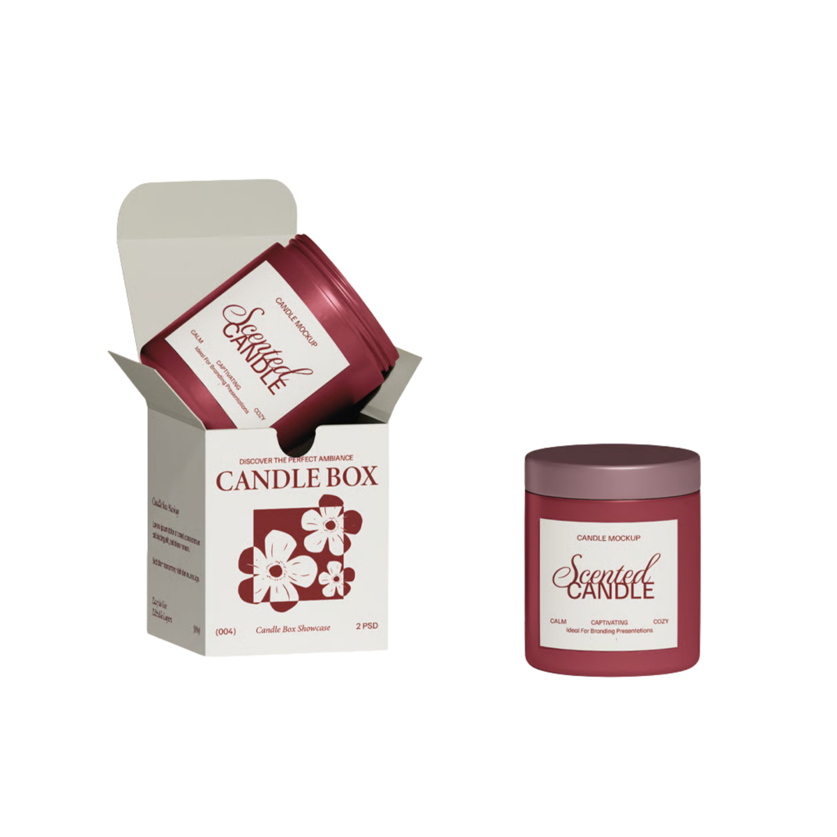 Candle Boxes with Inserts