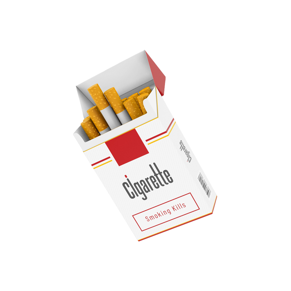 Cardboard Cigarette Box