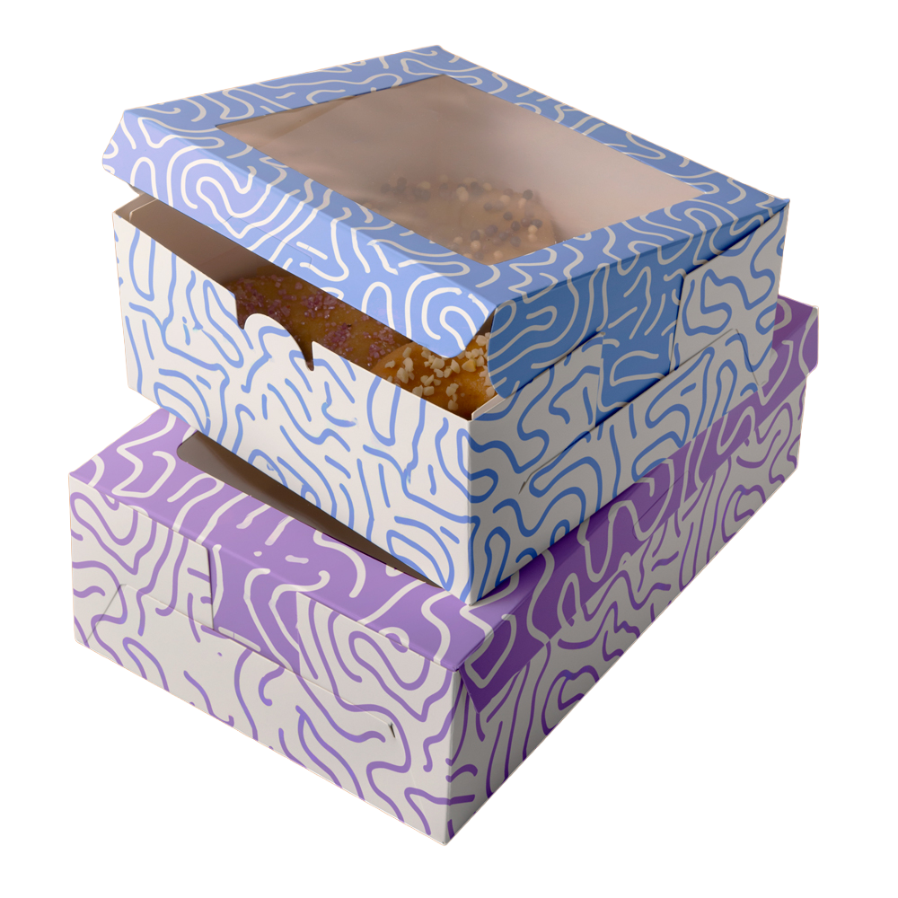 Cardboard Side Lock Six Corner Box