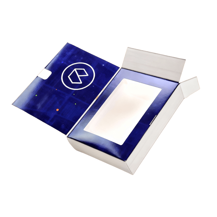 Cardboard Bookend Box packaging example
