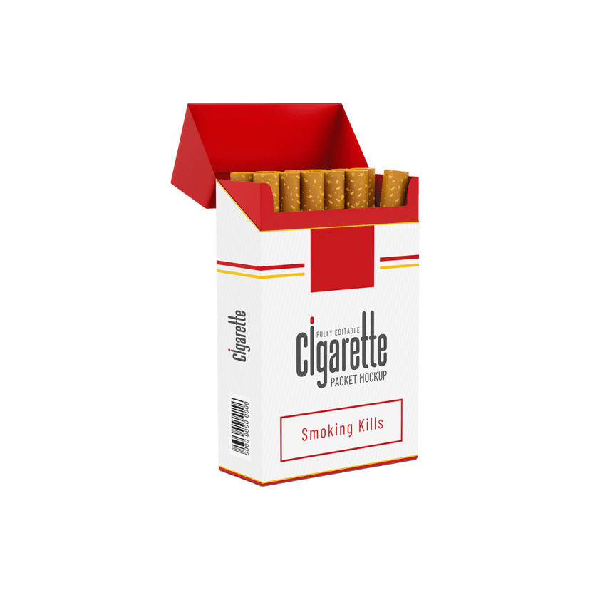 Cardboard Cigarette Box packaging example