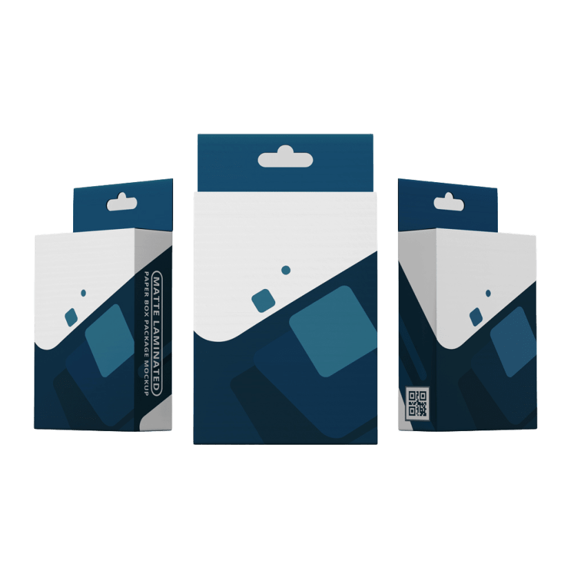 Cardboard Five Panel Hanger packaging example