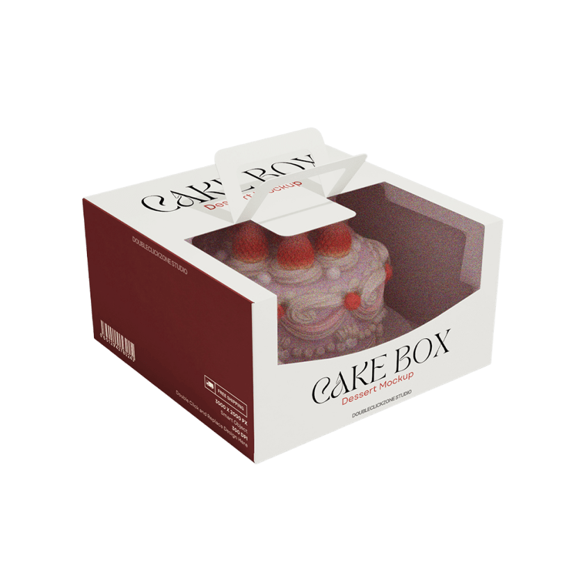 Custom Cake Box packaging example