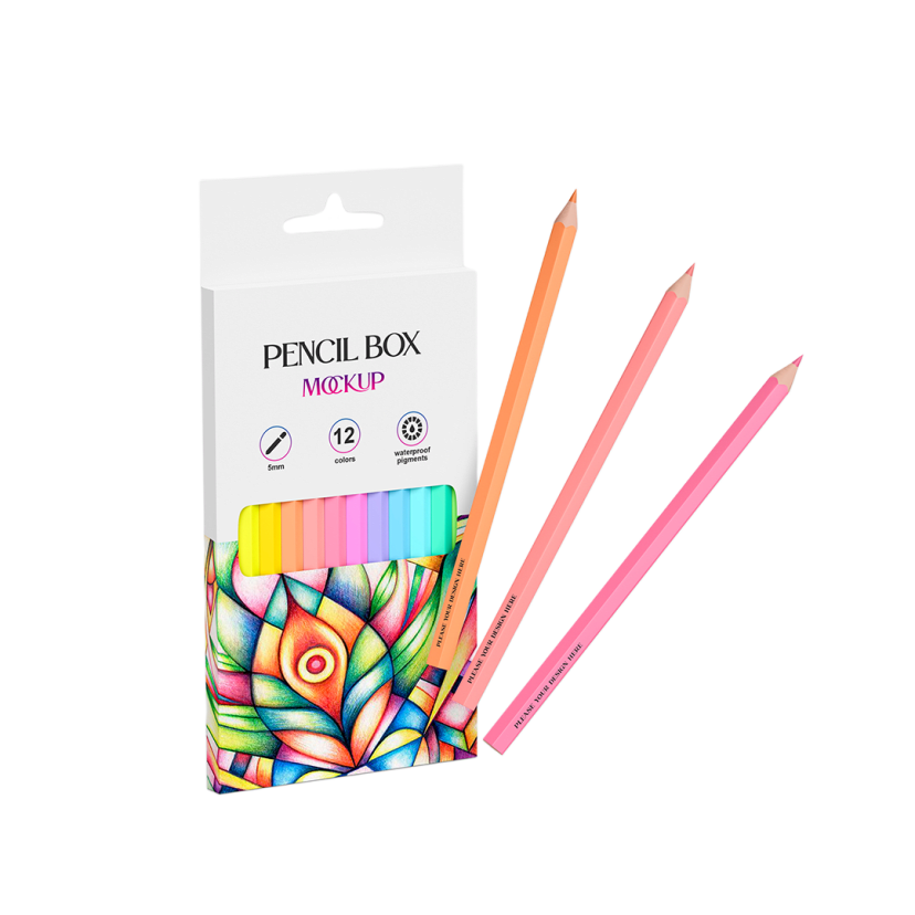 Custom Pencil Box packaging example