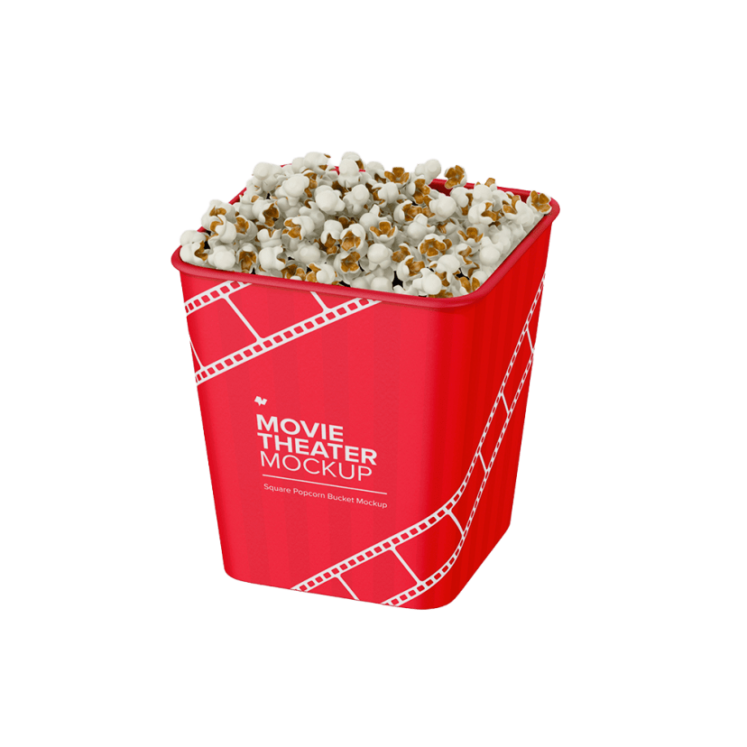 Custom Popcorn Box packaging example