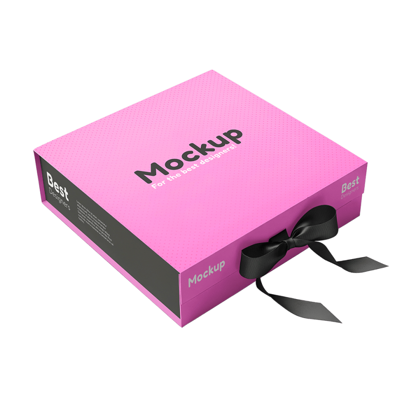 Custom Square Gift Box packaging example