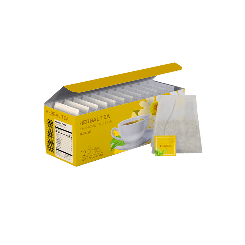 Custom Tea Box packaging example
