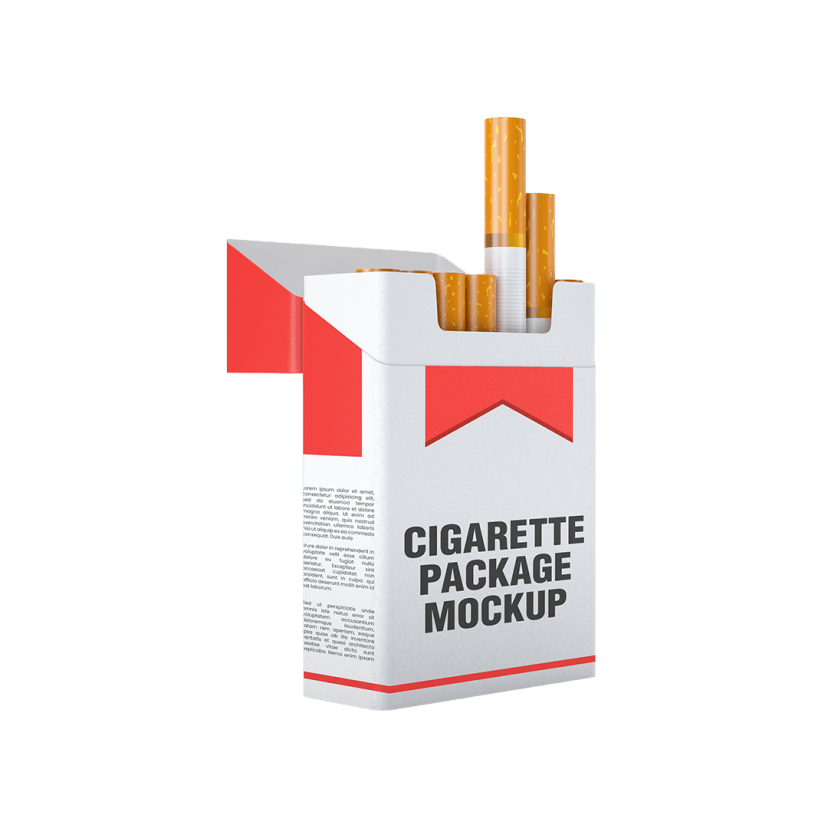 Flip Top Cigarette Box packaging example