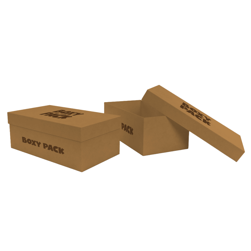 Kraft Box with Lid packaging example
