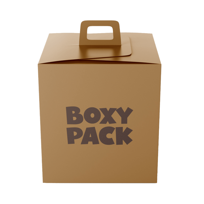 Kraft Gable Box packaging example