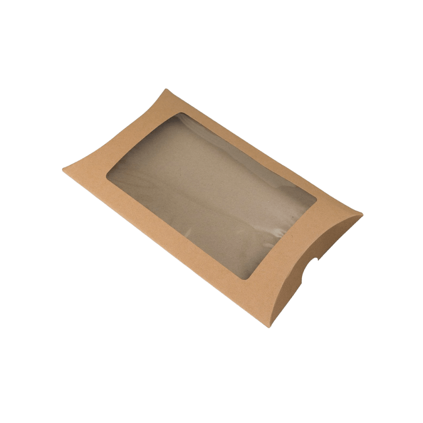 Kraft Pillow Box packaging example