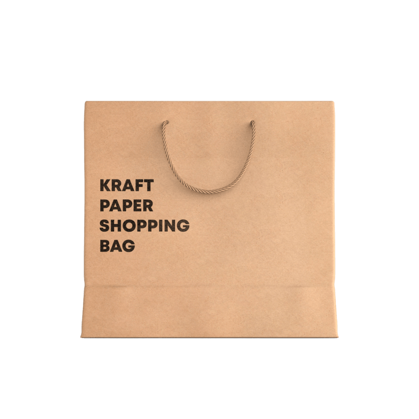 Kraft Shopping Bag packaging example