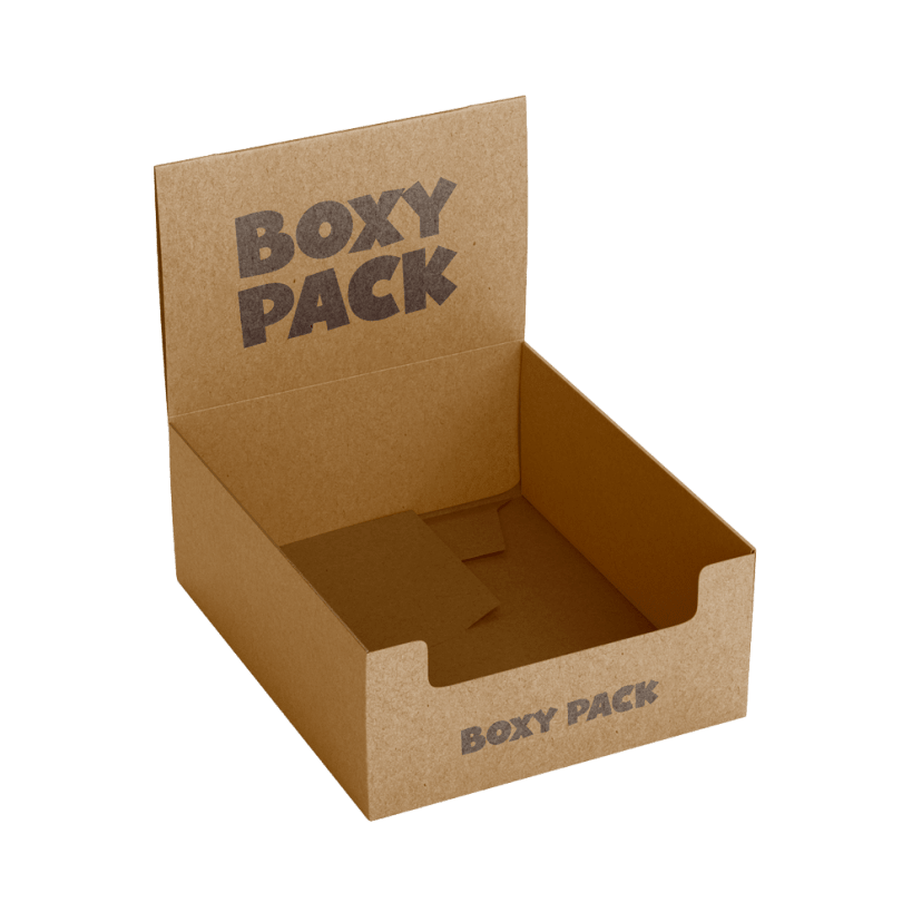 Kraft Single Wall Auto Bottom Tray packaging example