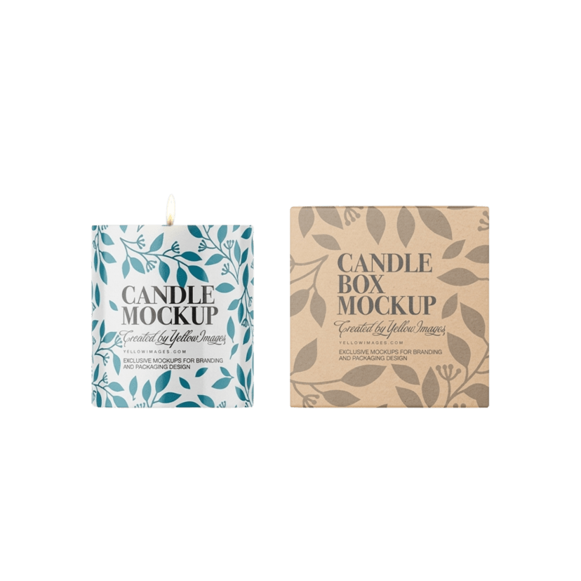 Kraft Candle Box packaging example
