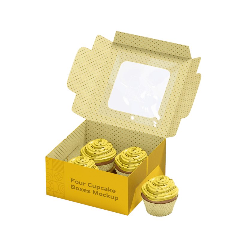 Custom Cupcake Box packaging example
