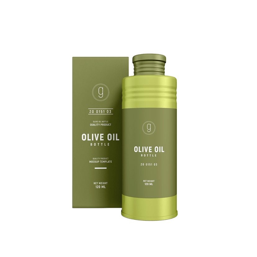 Olive Oil Box packaging example