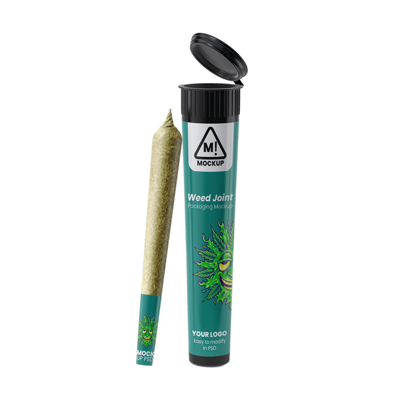 Pre Roll Packaging Labels packaging example