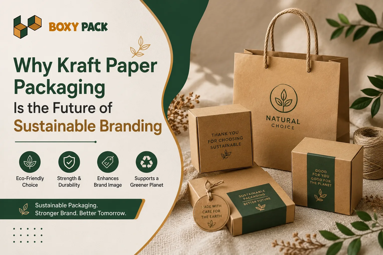 Why Kraft Paper Packaging Is the Future of Sustainable Branding