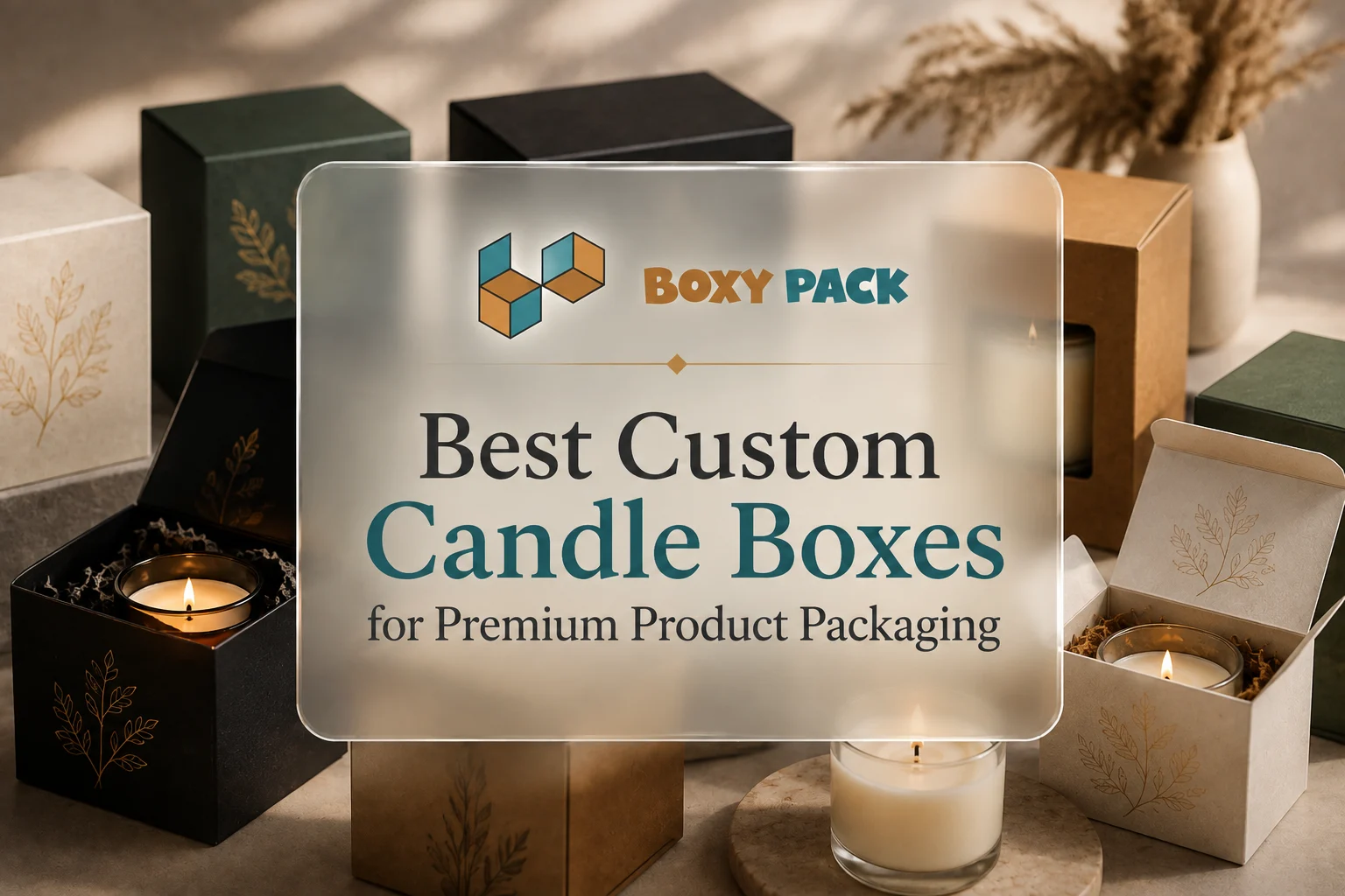 Best Custom Candle Boxes for Premium Product Packaging