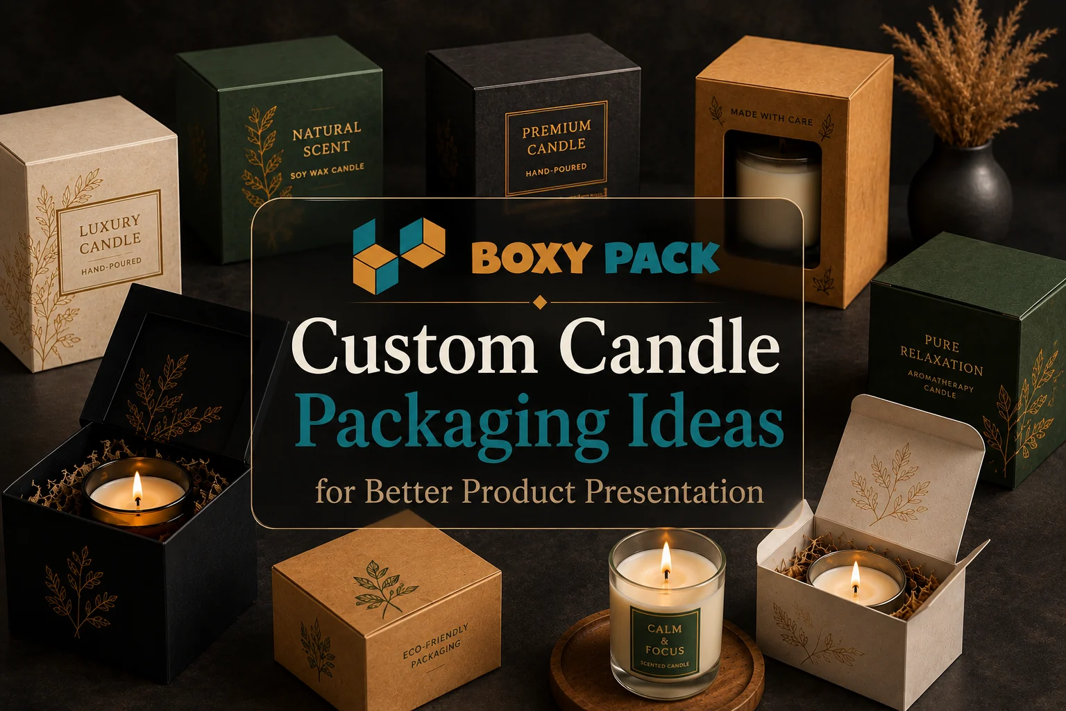 Custom Candle Packaging Ideas for Better Product Presentation
