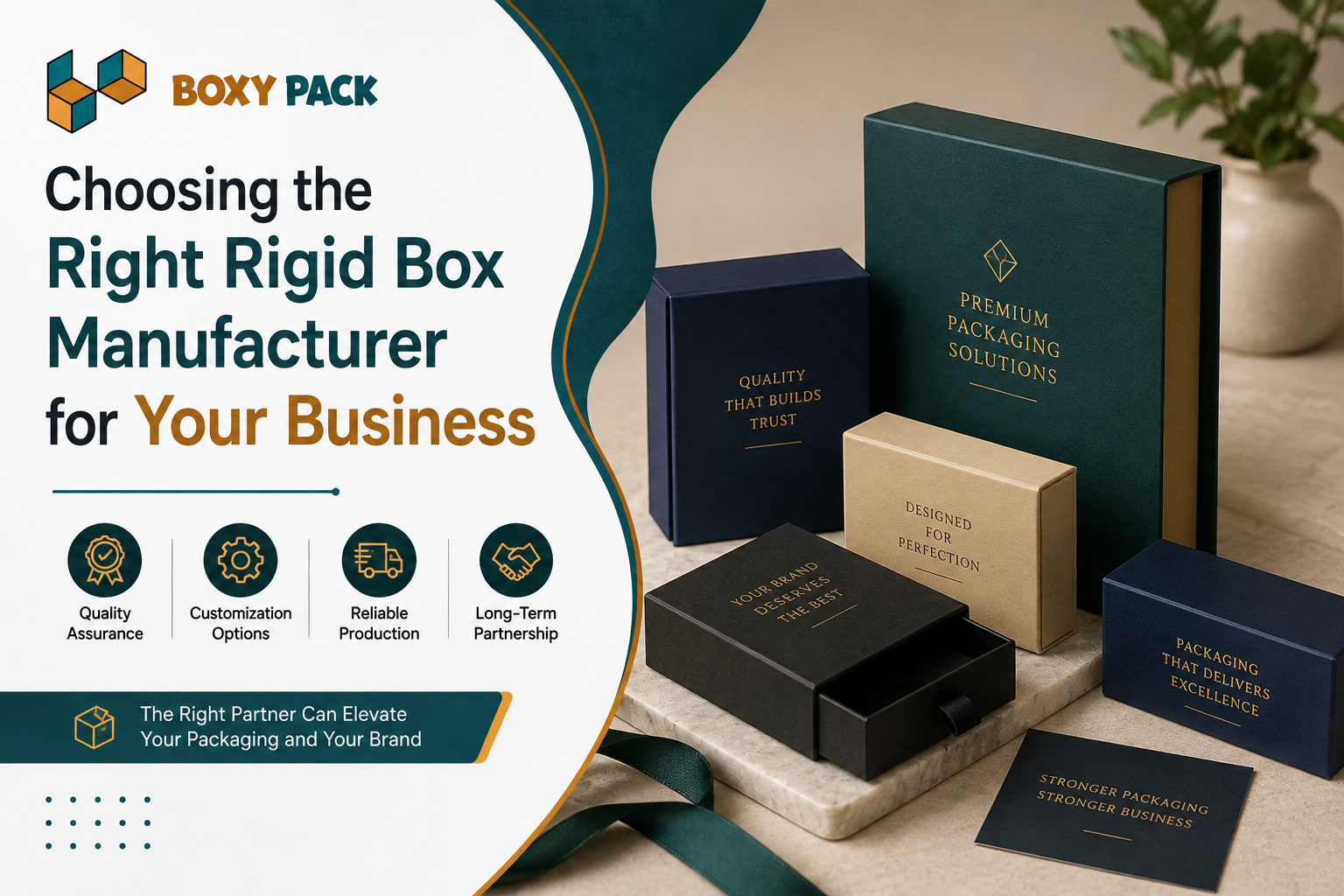 Choosing the Right Rigid Box Manufacturer for Your Business