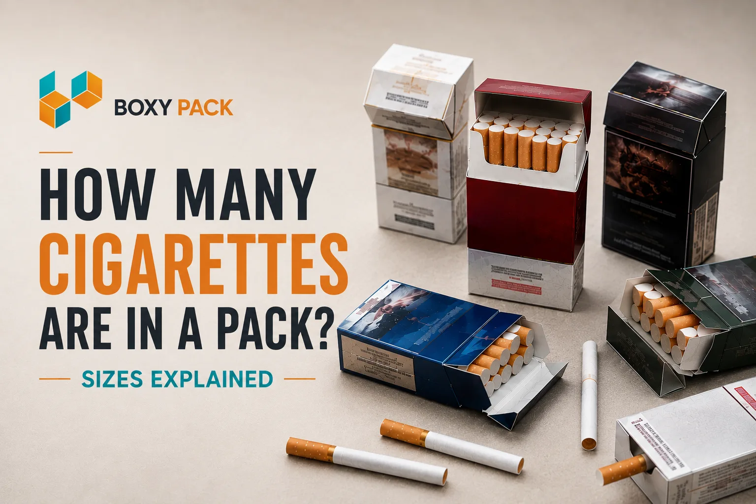 How Many Cigarettes Are in a Pack? Sizes Explained