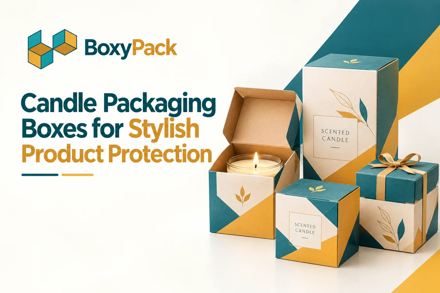 Candle Packaging Boxes for Stylish Product Protection