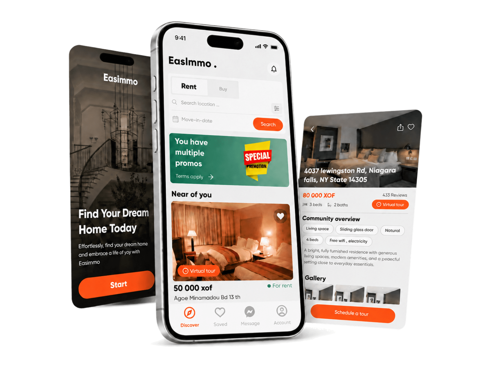 Easimmo application preview