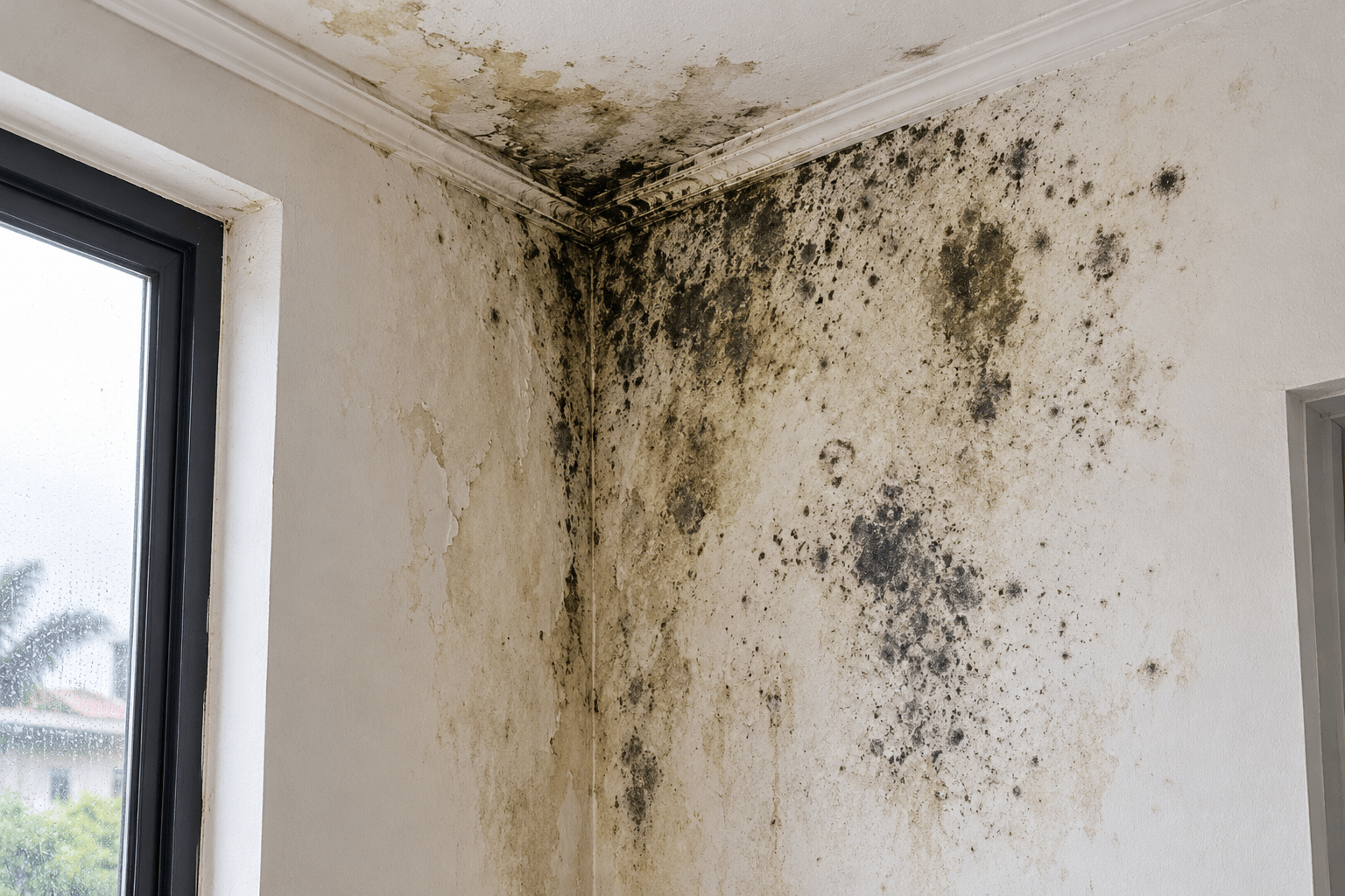 HOW TO REMOVE MOULD AND BLACK PATCHES FROM WALLS BEFORE REPAINTING IN PORT HARCOURT