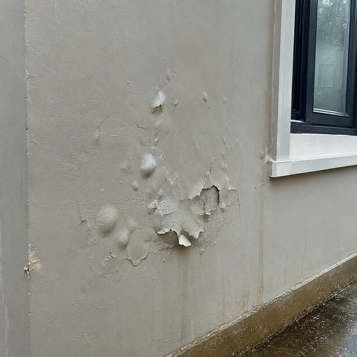 WHY DOES MY WALL BUBBLE AFTER RAIN? CAUSES AND SOLUTIONS