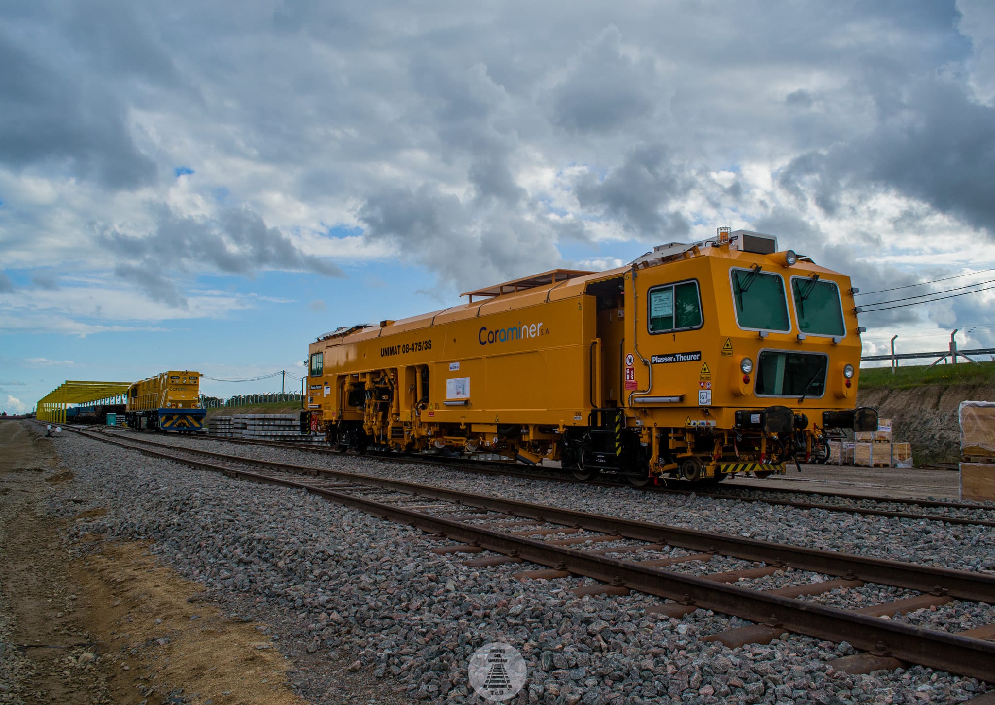 Conectan vía ferroviaria entre UPM 2 y puerto de Montevideo