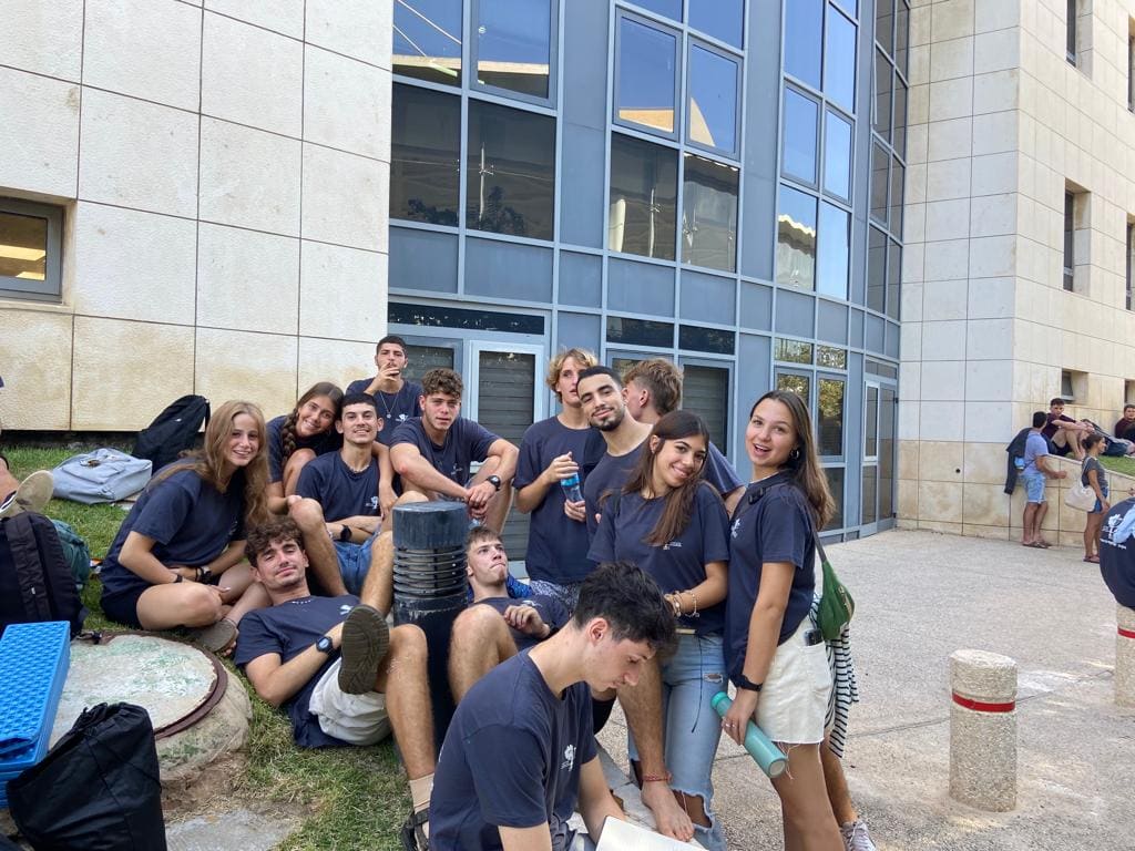 Participants working out during a fitness class.