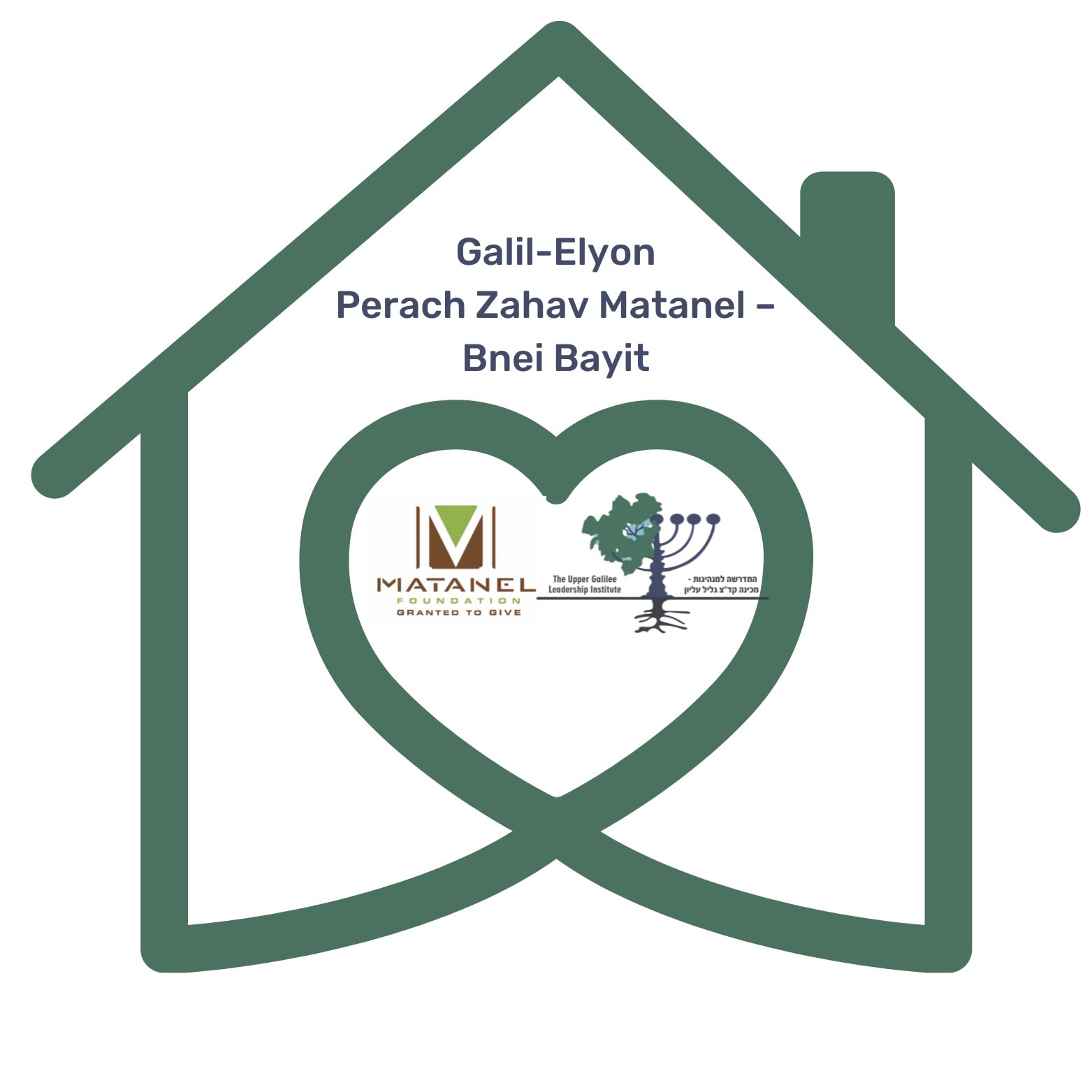 Perach Zahav and Galil Elyon Logo