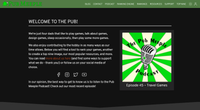 Preview image for Welcome to the New Pub Meeple Site!