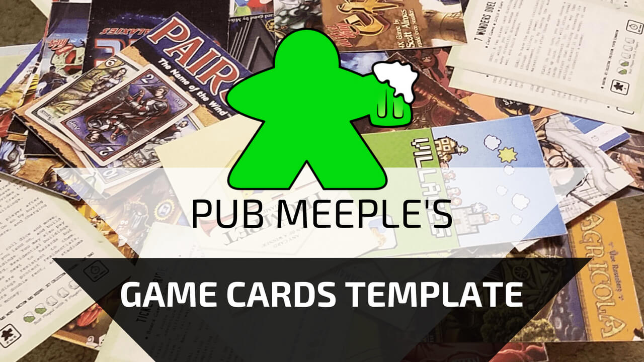 Preview image for Game Cards Template