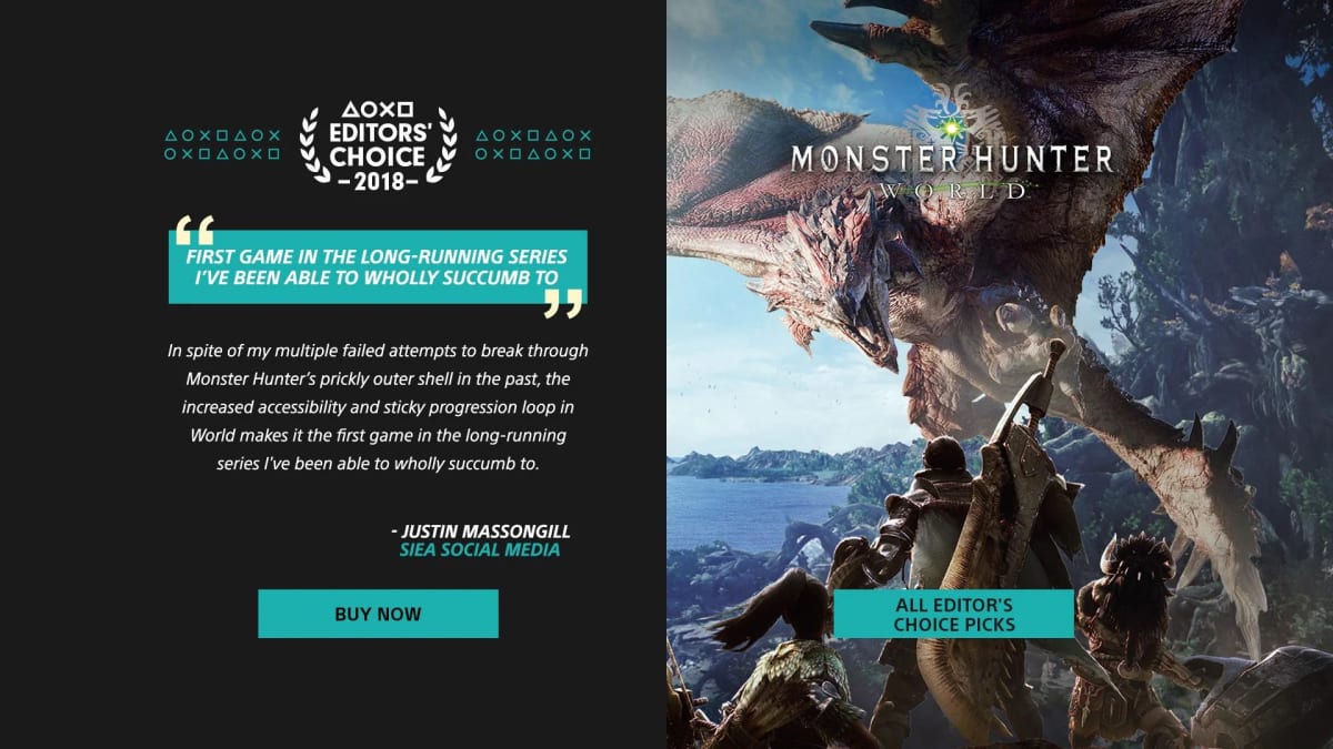 PlayStation Editors' Choice