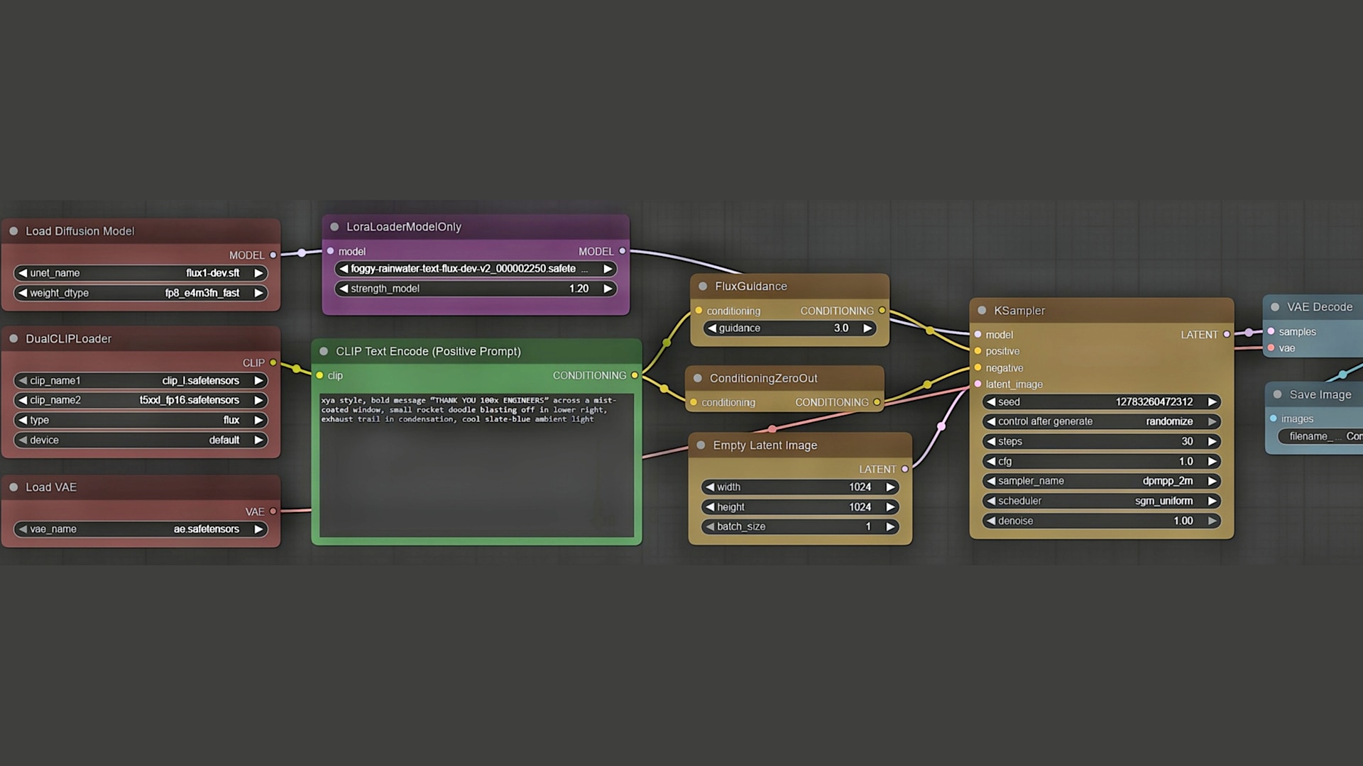 Foggy rainwater style text written on misted glass