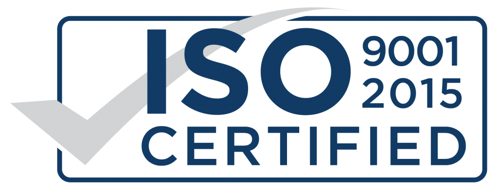 ISO 9001:2015 certified