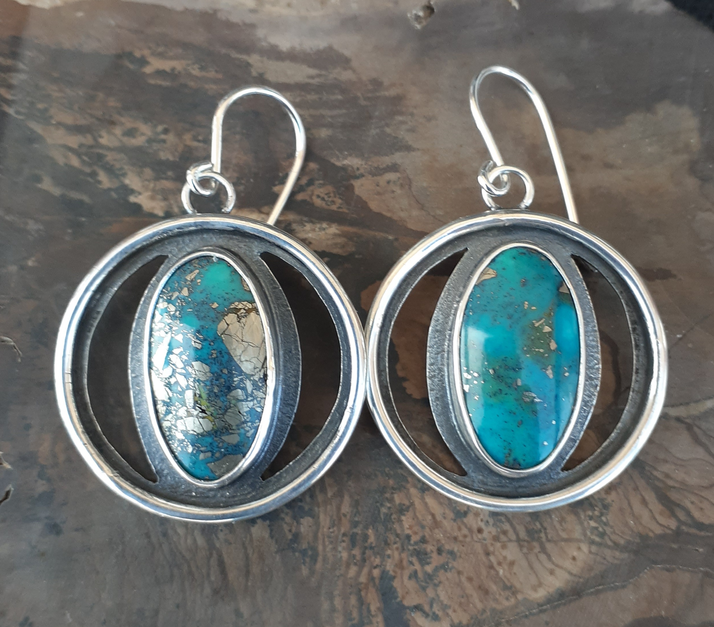 Turquoise earrings | Rock Tumbling Hobby