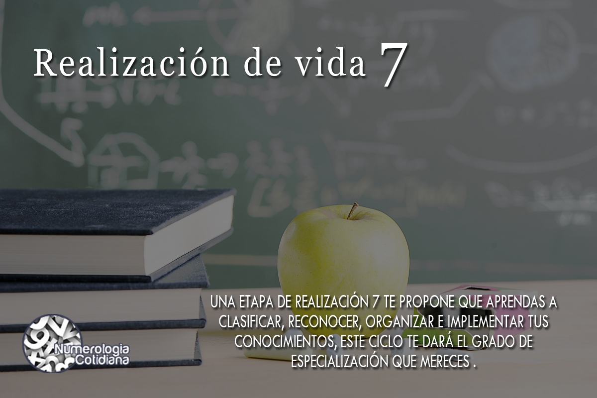 Realización de vida 7 (F y G)