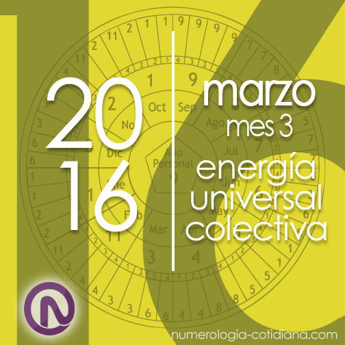 MARZO 2016 | ENERGÍA UNIVERSAL COLECTIVA - MES 3