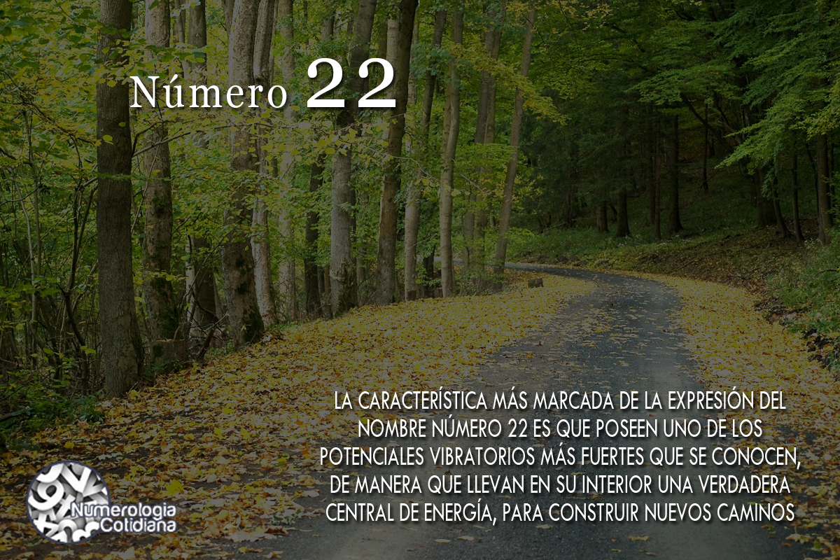 Nombre Número 22