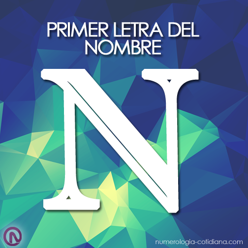 Primer Letra de Tu Nombre - Letra N - Ñ