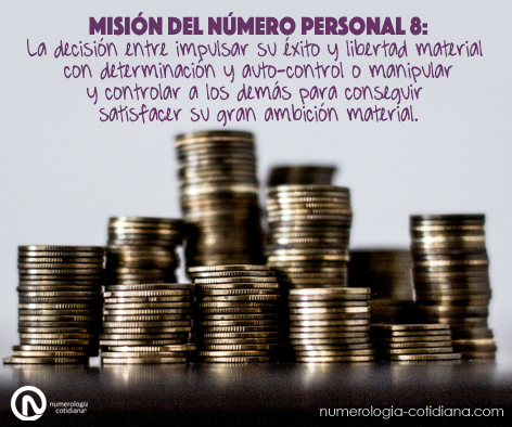 ¿Qué misión debe lograr cada número personal? - Misión Número Personal 8