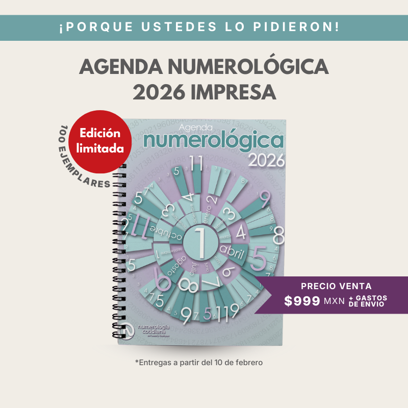 Agenda Numerológica 2026 Física