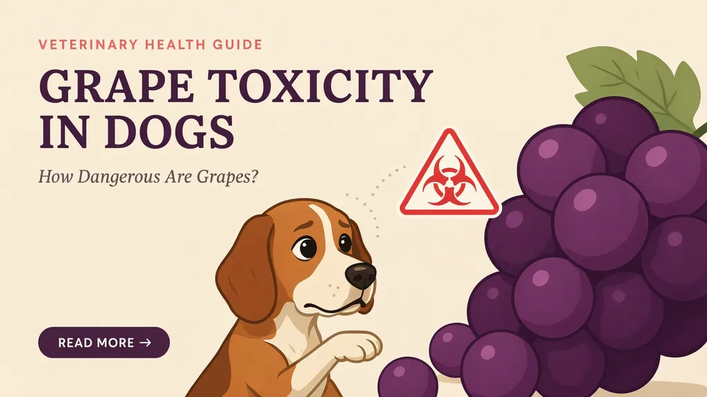 Grape Toxicity in Dogs: How Dangerous Are Grapes? (2026 Guide) | DogsCalculator