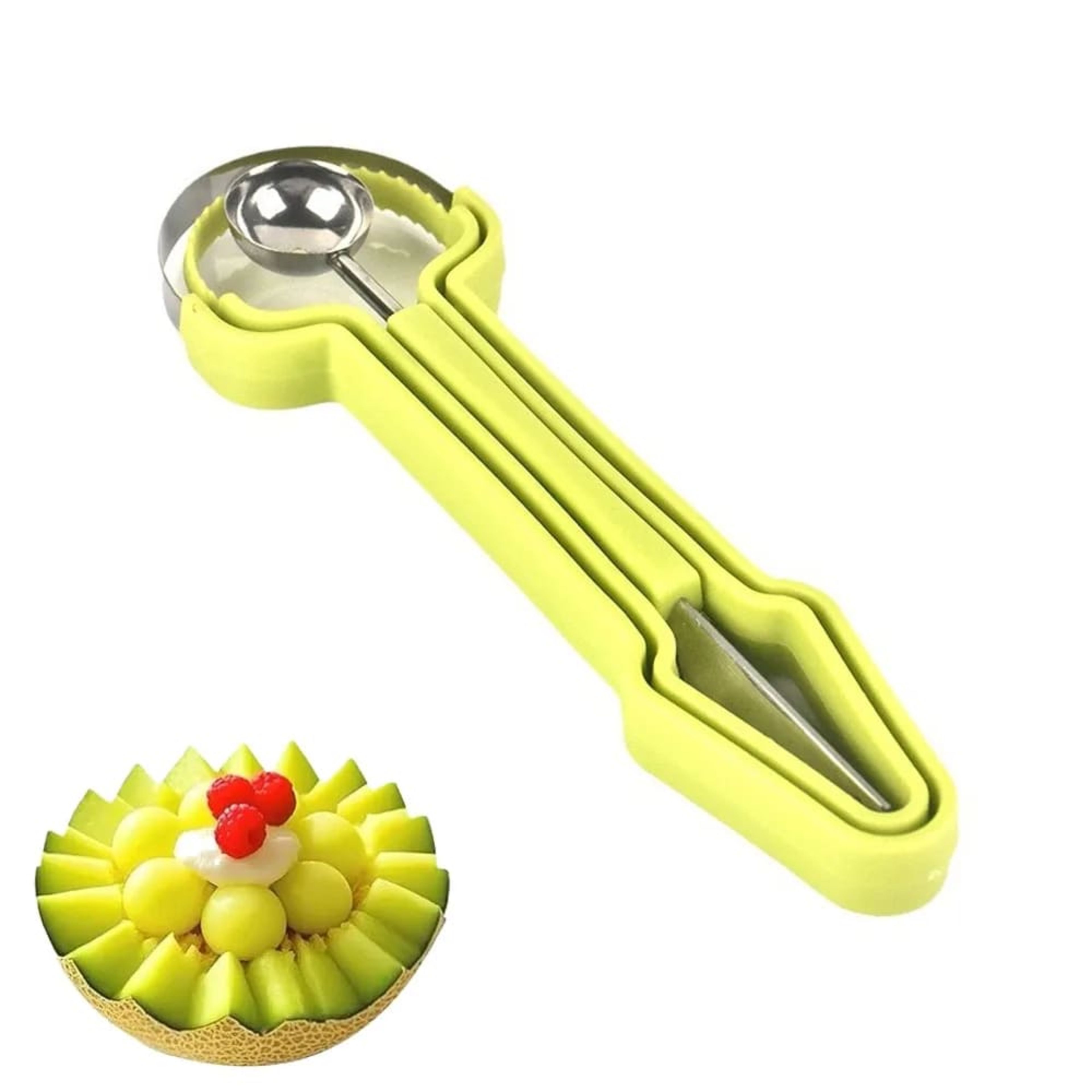 4 in 1 Stainless Steel Fruit Carving Tool - Image 2